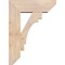 Ekena Millwork Merced Slat Smooth Bracket w/ Offset Brace, Douglas Fir, 7 1/2"W x 22"D x 30"H BKT0806X22X30MRC06SDF - alternate 3